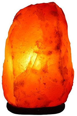 

Toygully Himalayan Natural Sahape Salt Table Lamp(16 cm, Orange)