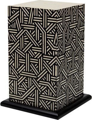 

Shady Ideas BASKET WEAVE LED Table Lamp(20 cm, Beige, Black)