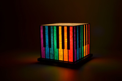 

Shady Ideas Light Sound Colour (LSC) LED Table Lamp(Multicolor)