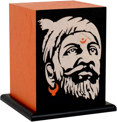 

Shady Ideas CHATRAPATI ORANGE LED Table Lamp(17.78 cm, Orange)