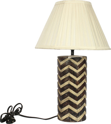 

The Decor Mart Wood Table Lamp(48.26 cm, Chevron Pattern)
