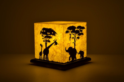 

Shady Ideas Jungle Mania LED Table Lamp(Yellow, Black)