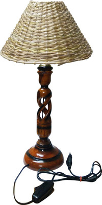 

Golddust Designer Wood Table Lamp(47 cm, Multicolor)