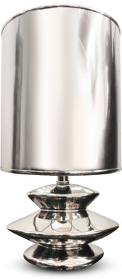 

Calmistry Silver Metallic Table Lamp(30 cm, Nickel)