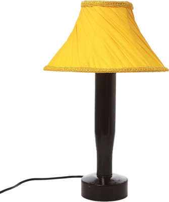 

STYLE HOME Wooden Base Table Lamp(42 cm, Brown)