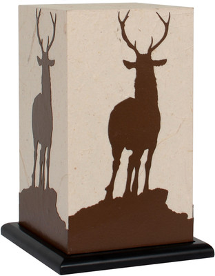 

Shady Ideas ROYAL STAG BROWN LED Table Lamp(20.32 cm, Brown)