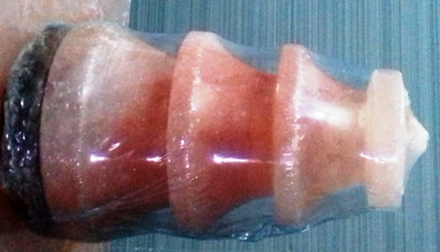 

MTS Himalayan Rock Salt Lamp Table Lamp(15 cm, Pink)