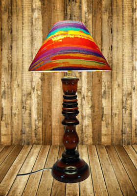 

Woodly Multi Color Table Lamp(45 cm, Multicolor)