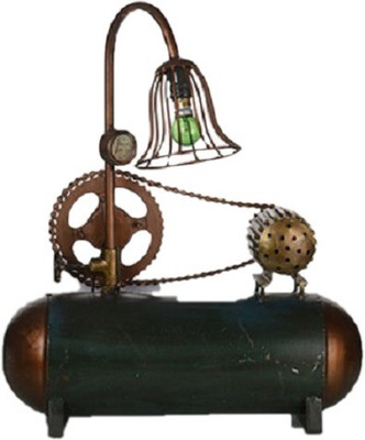 

lalji handicrafts cylinder lamp Table Lamp(64 cm, Multicolor)