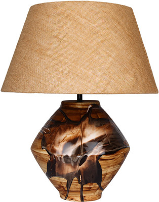 

The Decor Mart Multicolored Ceramic Table Lamp(43.815 cm, Multicolor)