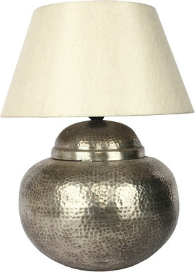 

The Decor Mart Office and Home Table Lamp(43.18 cm, Silver)
