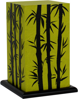 

Shady Ideas BAMBOO FOREST GREEN LED Table Lamp(20.32 cm, Green)
