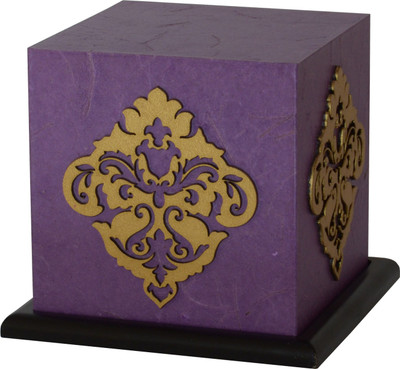 

Shady Ideas Moulin Rouge LED Table Lamp(5.75 inch, Purple, Gold)