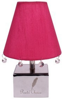 

Poets Choice Pink Short Table Lamp(28 cm, Black)