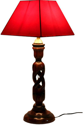 

Woodly Plain Red Table Lamp(45 cm, Red)