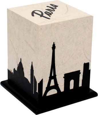 

Shady Ideas PARIS LED Table Lamp(18 cm, Beige)