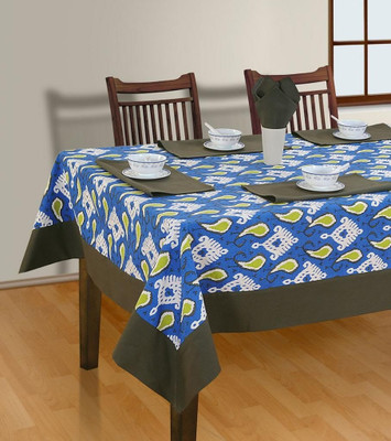 25% OFF on House This Blue Organic Cotton Table Linen Set(Pack of 17)