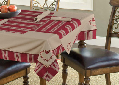 

Elan Maroon Organic Cotton Table Linen Set(Pack of 14)