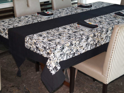 

Lushomes Multicolor Organic Cotton Table Linen Set(Pack of 10)