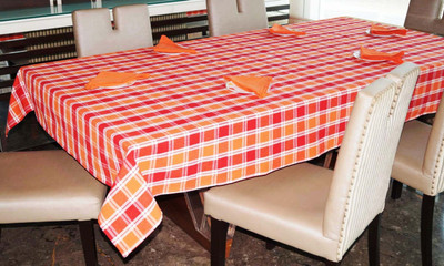

Lushomes Multicolor Organic Cotton Table Linen Set(Pack of 7)