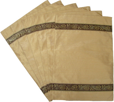 

Home Shine Beige Polyester Table Linen Set(Pack of 6)