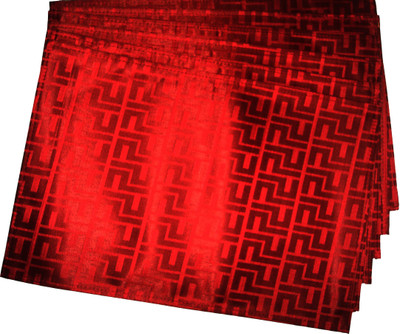 

Ritwik Maroon Rexin Table Linen Set(Pack of 6)