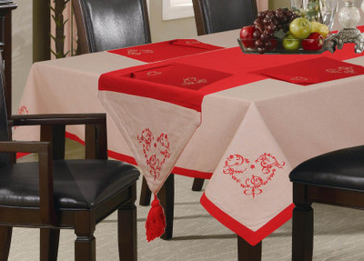

Elan Beige Organic Cotton Table Linen Set(Pack of 18)