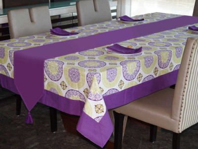 

Lushomes Multicolor Organic Cotton Table Linen Set(Pack of 6)