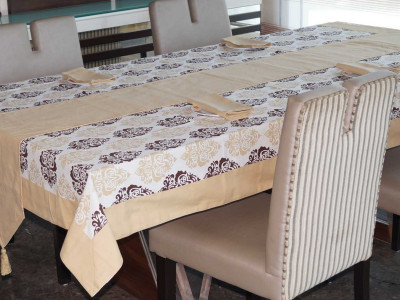 

Lushomes Beige Organic Cotton Table Linen Set(Pack of 6)