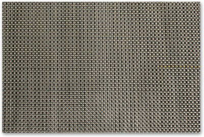 

Chrome Rectangular Pack of 6 Table Placemat(PP (Polypropylene))