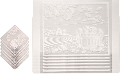 

The Trendy Rectangular Pack of 12 Table Placemat(Multicolor, PVC)