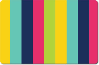 

Nourish Rectangular Pack of 6 Table Placemat(Multicolor, PVC)
