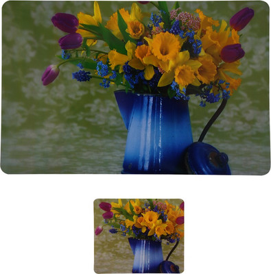 

E-Retailer Rectangular Pack of 6 Table Placemat(Multicolor, PVC)
