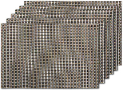 

Winner Rectangular Pack of 1 Table Placemat(Brown, PVC)