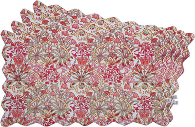 

Zubix Rectangular Pack of 4 Table Placemat(Multicolor, Cotton)