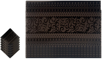 

The Trendy Rectangular Pack of 12 Table Placemat(Multicolor, PVC)