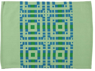 45% OFF on House This Rectangular Pack of 8 Table Placemat(Blue, Green, Cotton)