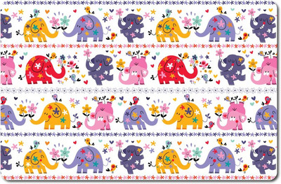 

Nourish Rectangular Pack of 6 Table Placemat(Multicolor, PVC)
