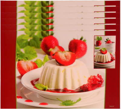 

The Trendy Rectangular Pack of 6 Table Placemat(Multicolor, PVC)