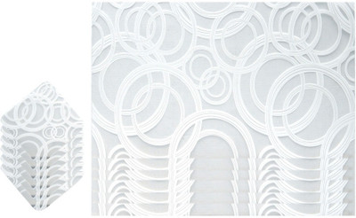 

The Trendy Rectangular Pack of 12 Table Placemat(Multicolor, PVC)
