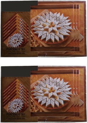 

iTrend India Rectangular Pack of 2 Table Placemat(Multicolor, PVC)