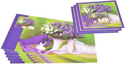 

Itrend India Rectangular Pack of 6 Table Placemat(Multicolor, PVC)