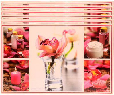 

The Trendy Rectangular Pack of 6 Table Placemat(Multicolor, PVC)