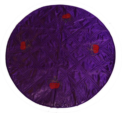 

Hanu Enterprises Round Pack of 1 Table Placemat(Purple, Fiber, Plastic)