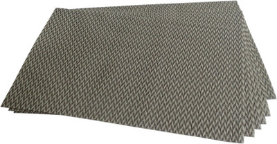 

Decorika Rectangular Pack of 6 Table Placemat(Brown, Polyester, PVC)