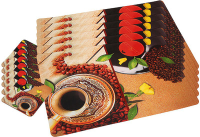 

Winner Rectangular Pack of 1 Table Placemat(Multicolor, Plastic)