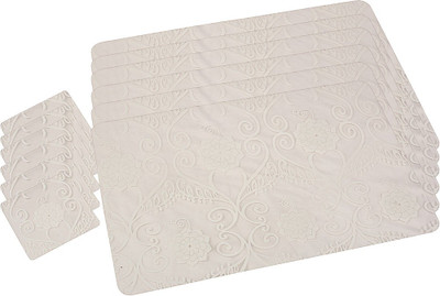 

Winner Rectangular Pack of 1 Table Placemat(White, Plastic)