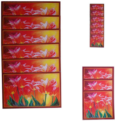 

iTrend India Rectangular Pack of 15 Table Placemat(Multicolor, PVC)