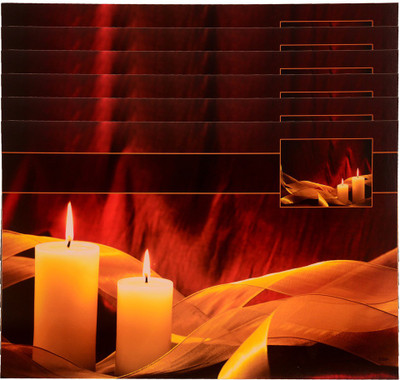 

The Trendy Rectangular Pack of 6 Table Placemat(Multicolor, PVC)