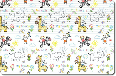 

Nourish Rectangular Pack of 6 Table Placemat(Multicolor, PVC)